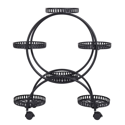 Outdoor Indoor Metal Wooden Plant Stand Planter Flower Pot Garden Shelf Shelving - Picture 248 of 542