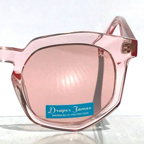 NEW Draper James HATTIE Clear Pink Designer Frame w/ Pink Women's Sunglass 0042 - Picture 3 of 12