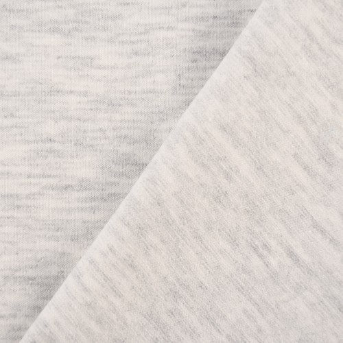 Baumwolljersey Jersey Melange ecru meliert 1,5m Breite - Bild 5 von 5