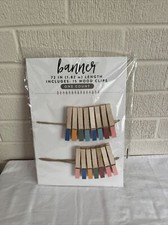 Target Bullseye Banner White Cloud School Supplies Wood clips Playground 2021