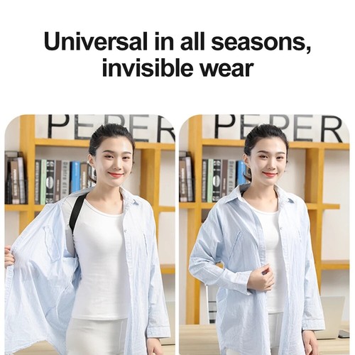 Corrector de postura inteligente de ángulo ajustable para adultos niños soporte de espalda superior - Imagen 4 de 8