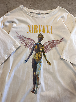 1993 Vintage Nirvana 'In Utero' t-shirt XL *RARE Backstage 1993 Vintage Nirvana 'In Utero' t-shirt XL *RARE Backstage