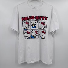Sanrio Hello Kitty T Shirt Adult XXL White Kawaii Short Sleeve Hybrid Apparel
