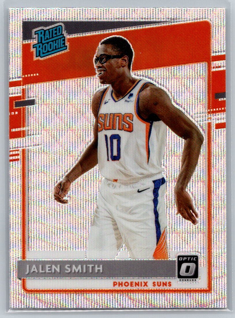 2020 Donruss Optic #160 Jalen Smith Silver Wave Rated Rookie RC Suns
