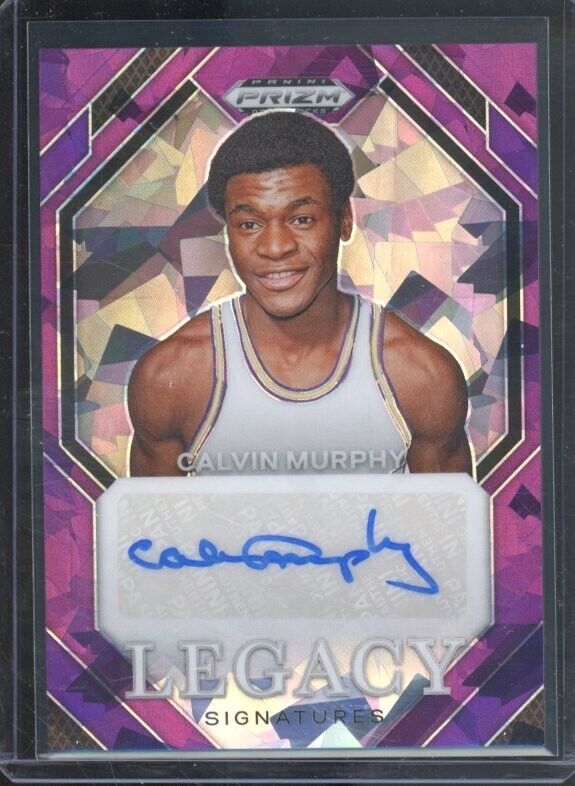2024 Prizm Draft Picks CALVIN MURPHY #LS-CVM Legacy Purple Ice Auto /99