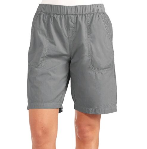 FRESH PRODUCE Small Shadow GRAY Beachcomber Cotton Sheeting Shorts $55 New S TPP
