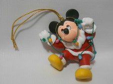 Mickey Mouse Santa Claus Lights Disney Christmas Ornament FREE SHIPPING