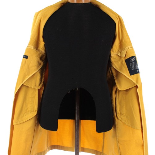 Schneiders NWT Cotton Blend Mailo GD Overcoat Size 50 US Medium in Solid Yellow - Picture 6 of 12