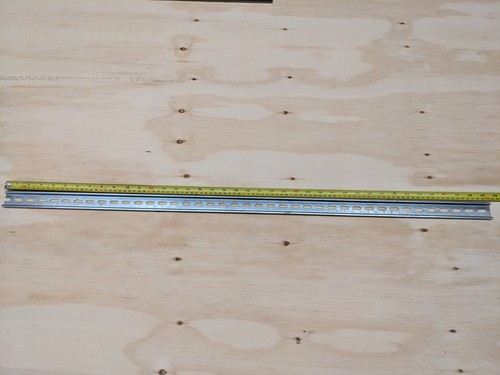 DIN Rail Slotted Steel RoHS 12 24 36 Inches Long 35mm 7.5 15mm TS35 Deep Shallow - Picture 11 of 11