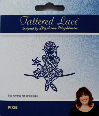 438297 Tattered Lace Dies PIXIE Elf Girl Metal Cutting Die