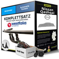 Anhängerkupplung WESTFALIA abnehmbar für NISSAN Qashqai +E-Satz NEU PKW