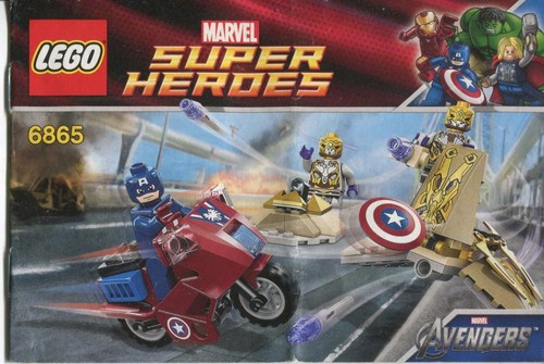 LEGO SUPER HEROS instruction manual for 6865 NO LEGO PARTS INCLUDED