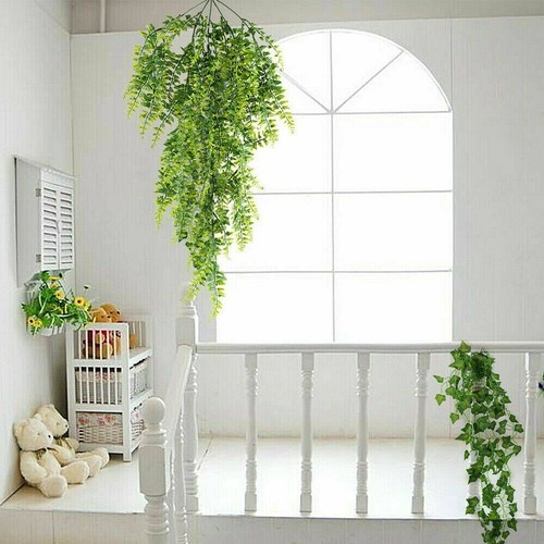 2024 Artificial Fake Flower Vine Hanging Garland Leaf Plant Home Garden Decor US - Picture 11 of 13
