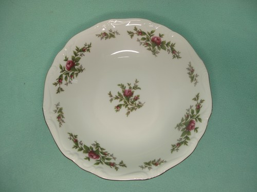 Traditions Fine China Johann Haviland China Cor. Moss Rose Gold Rim Soup Bowl