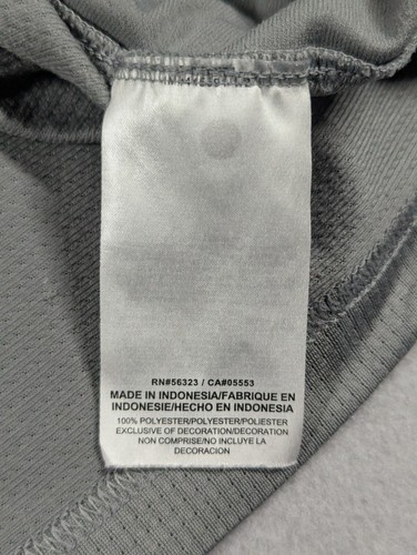 UConn Huskies Shirt Mens Size Small Grey Blue Nike Elite Dri-Fit Team Warm Up - Picture 11 of 13
