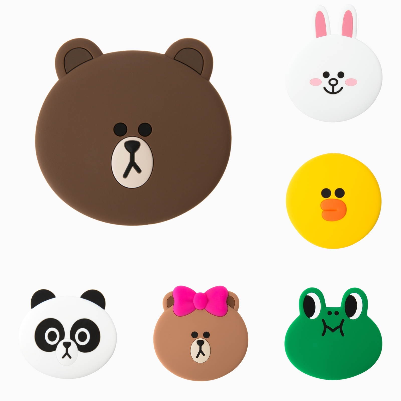 Korea LINE Friends Cony Leonard Tin Box Mascot Gift Korea LINE Friends Cony Leonard Tin Box Mascot Gift