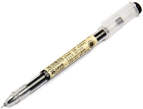 12Pcs 0.35 mm Black Gel Ink Pens, Extra-Fine Ballpoint Pen, for Office School St - Picture 2 of 5