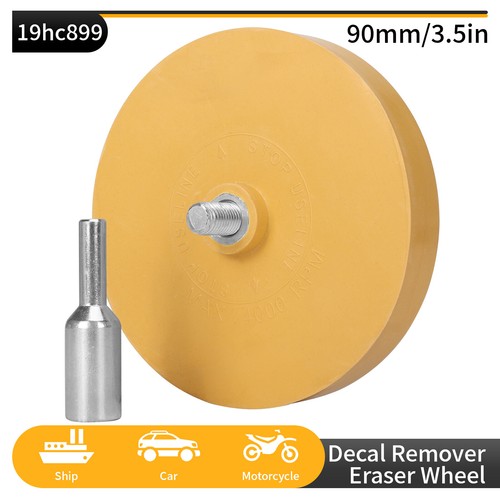 Car Decal Remover Rubber Eraser Wheel Tool for Drill Adhesive Pinstripe Sticker - Bild 1 von 8