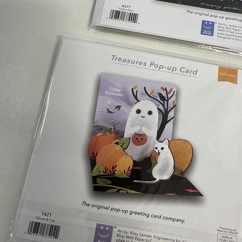 Treasures Pop-up Cards The Original 4-PACK Father's Day/Christmas/Baby/Halloween - Picture 9 of 12