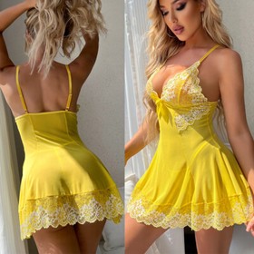 Womens Sexy Lingerie Sleepwear Nightwear Underwear Teddy Babydoll Lace Dress Set