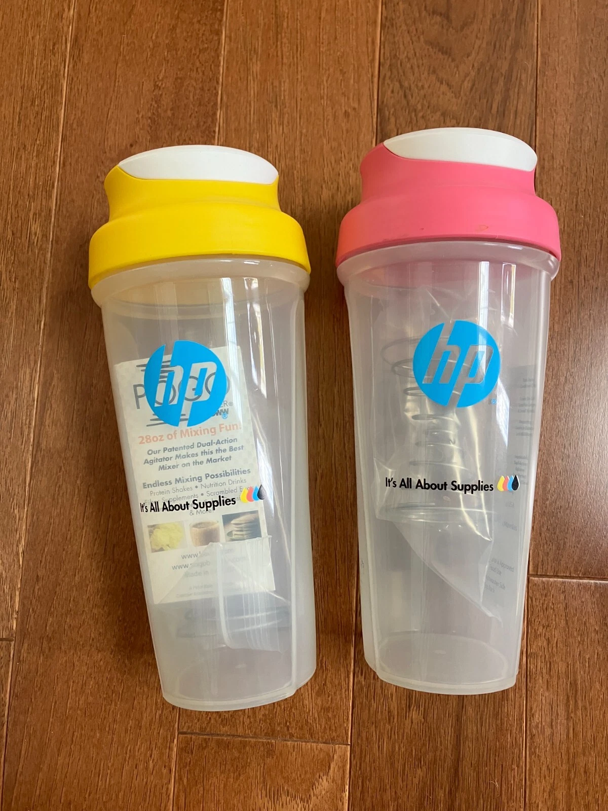 Protein Shaker Mixer Blender Cup Bottle 28 oz POGO Blender by Howw New Set of 2
Opens in a new windo
