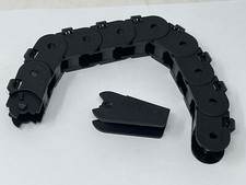 NOS Tsubakimoto Cable Bearing Chain - 9 links TKP0320-1B + one fixed end link