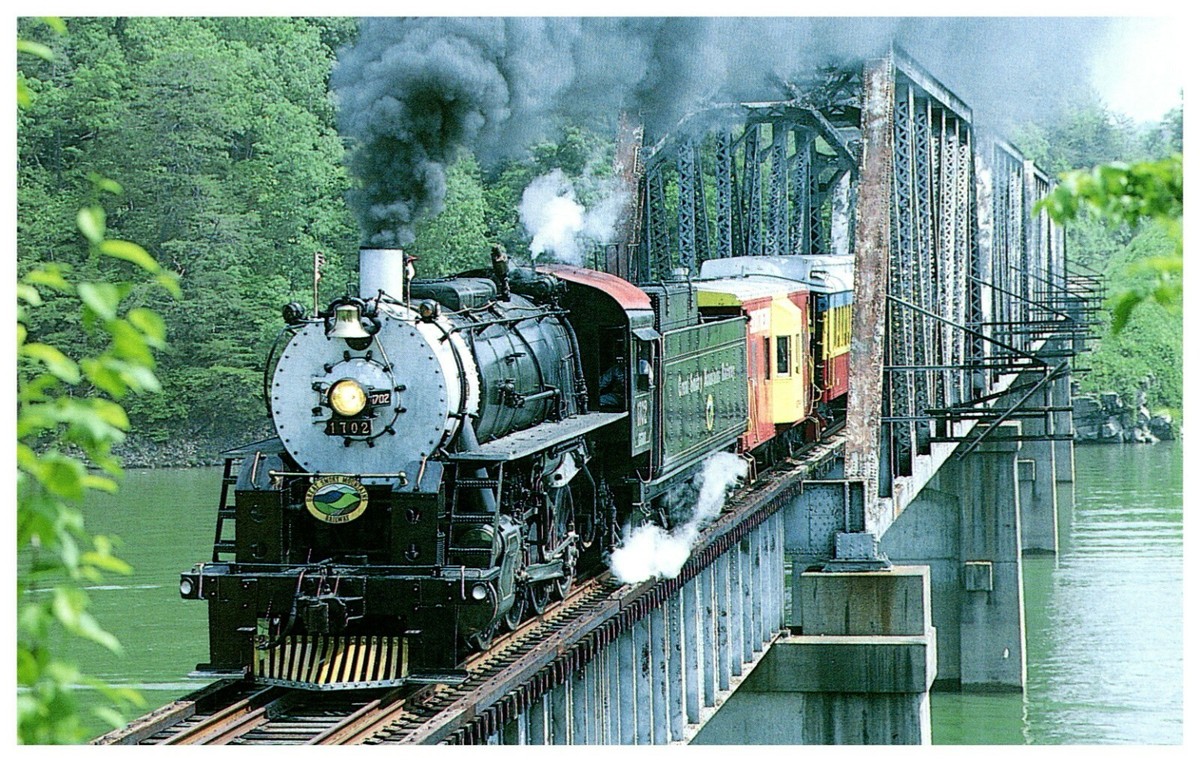 Great Smoky Mountain Railway Steam Locomotive # 1702 built