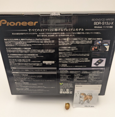 Pioneer BDR-S13J-X BD/DVD/CDライター 外付けBD/DVD/CDライターのプレミアムモデル「BDR-X13J-X」を