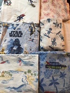 pottery barn twin flat sheet star war hope paisley robot superman star war sheets