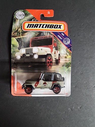 Matchbox 2019 Jeep Wrangler Rollbar 18 GKK70 4B10 Model 72/100 MBX Jungle MB1127 - Picture 9 of 11