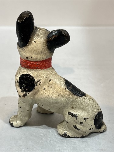 Vintage Cast Iron Bulldog Paperweight 3”x 2.5” Tall - Picture 3 of 8