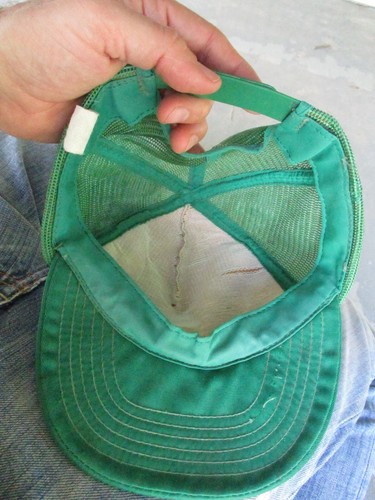 Vintage Cessna Hat Mesh, Snapback AIRCRAFT GREEN RARE CAP #17 - Picture 5 of 5