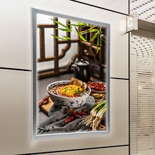 27"x40'' LED Poster Movie Frame Backlit Light Box Advertising Sign Display