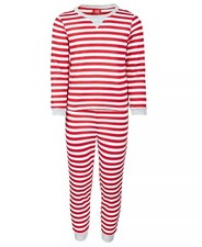 Matching Family PJs Kids Candy Cane Stripe Christmas Pajama Set 14-16 XL 7066