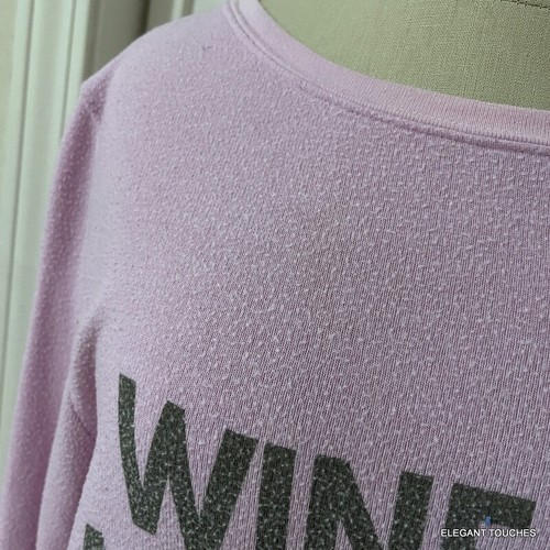 Felpa Wildfox Donna XS Top Lippy, Arrivederci Baby, Wine Is Yoga U SCEGLI - Foto 25 di 32