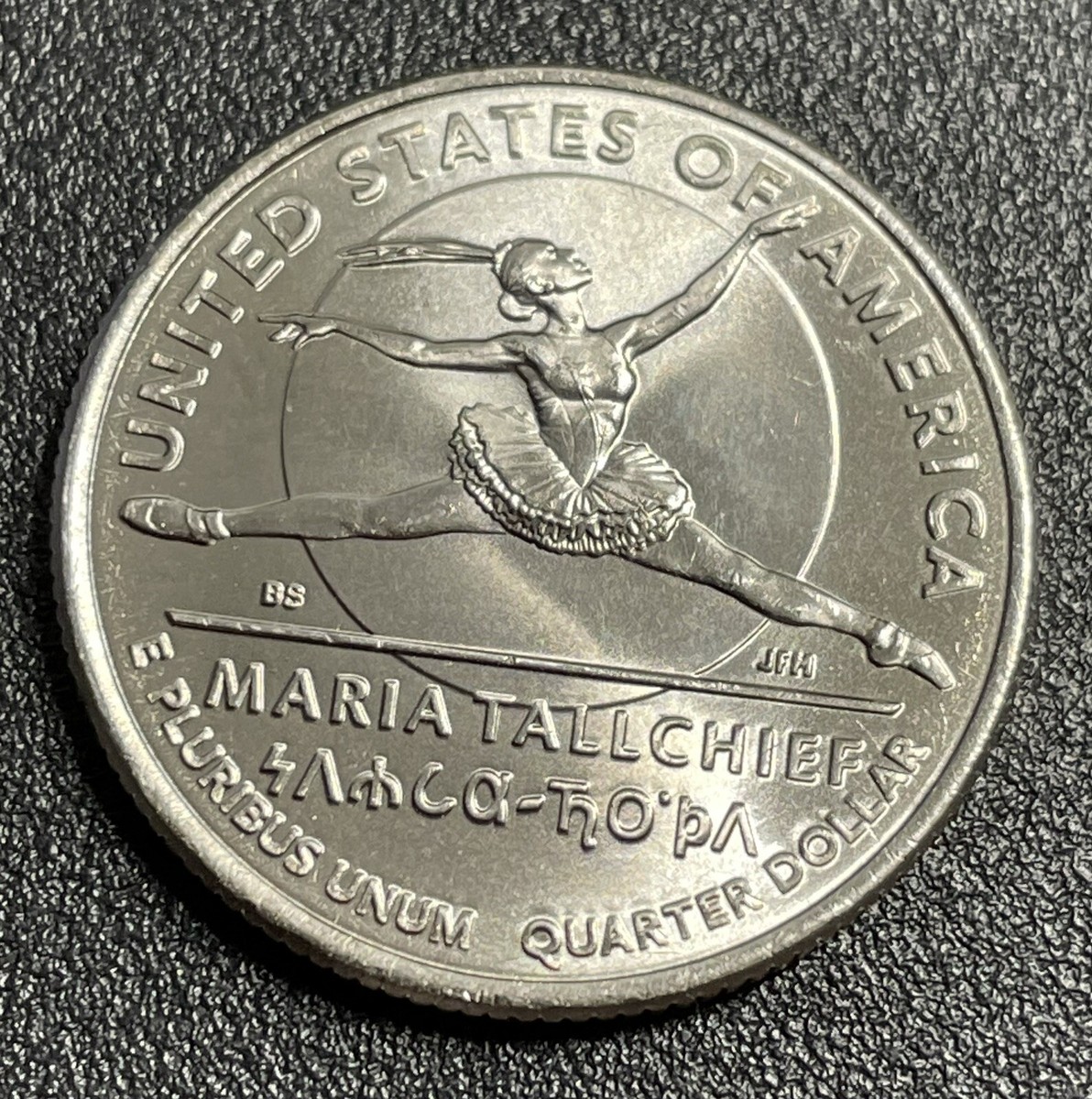 ❤️munさま❤️ 2023 P Maria Tall Chief Quarter BU Die Chip In Ponytail Error