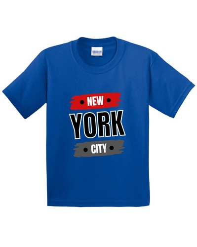 New York City Classic Kids Short Sleeve T Shirt American Graphic USA Gift Tee - Picture 4 of 14