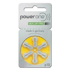 Powerone Hearing Aid Battery Size P10 - 30 to 240 batteries - Fresh Exp 2027