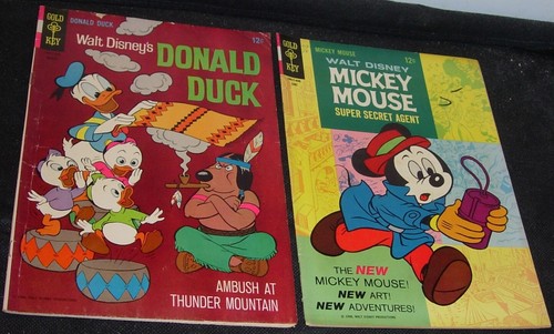 Walt Disney comics,Uncle Scrooge,Donald Duck,Mickey Mouse,1960s,70s,80s,lotof 15 - Picture 2 of 10