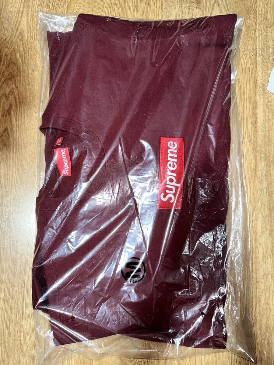 Supreme Box Logo Crewneck Cardinal Red Size Medium FW22 NEW Supreme Box Logo Crewneck Cardinal Red Size Medium FW22 NEW