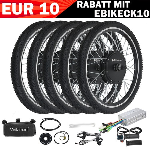 26'' 28'' Voilamart E Bike Umbausatz Elektrofahrrad Ebike Motor Kit