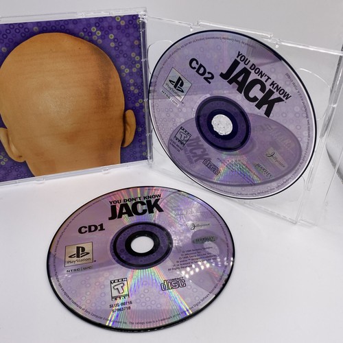 You Don't Know Jack (Sony PlayStation 1, 1999) Complete 2 Discs Tested Works - Picture 3 of 9