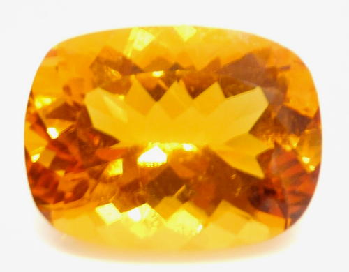 21,4 x 16,4 mm natürliches Ceylon Fanta orange Saphir Kissen loser Edelstein - Bild 5 von 6