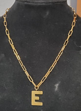 kate spade new york E Initial Pendant Necklace Gold J0