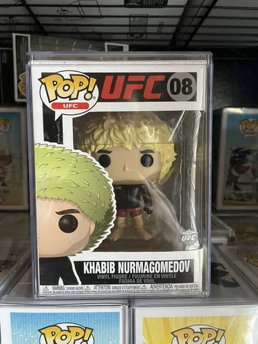 Funko Pop! UFC - Khabib Nurmagomedov #08 W/ Hard Pop Protector. MINT !