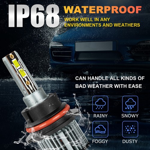 For Nissan Murano 2003-2007 Combo LED Headlight High/Low Beam + Foglight 4 Bulbs - Picture 6 of 15