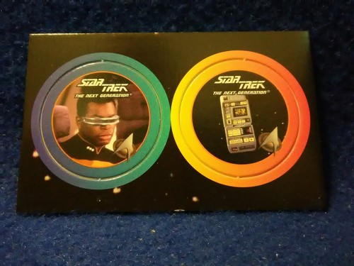 1994 Star Trek the Next Generation Stardiscs Pogs/milk caps U-Pick-1 Unpunched - Picture 11 of 54