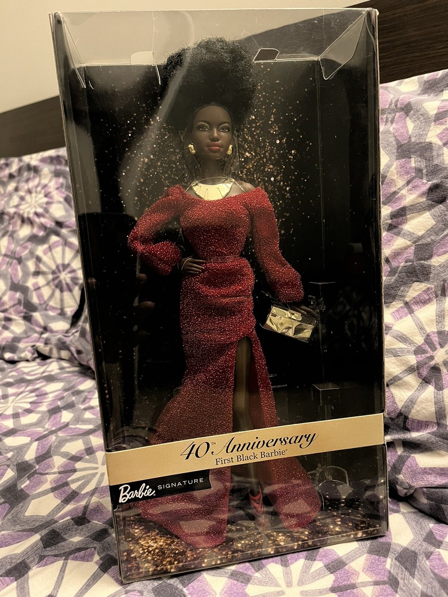 40th anniversary cheap black barbie