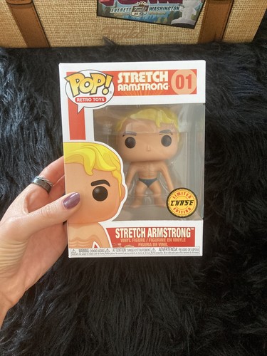 Funko Pop! Stretch Armstrong Chase #01 FREE SOFT PROTECTOR - Picture 1 of 6