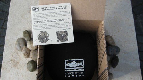 Lamson Waterworks Speedster 4 HD Reel, Black/Orange, NIB! - Picture 2 of 9